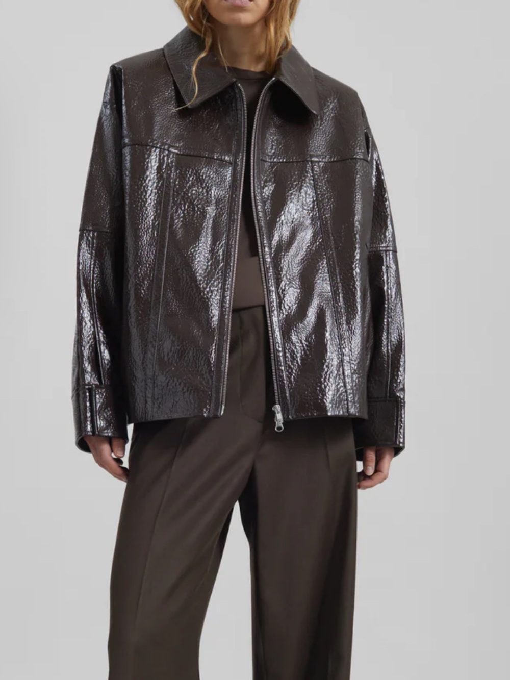 The Frankie Shop Faux Leather Jacket